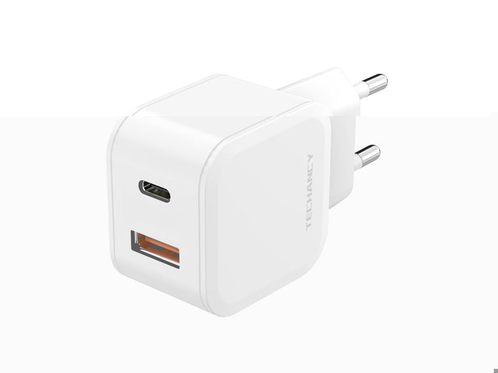 Fehér Techancy TA2813 43 W-os gyorstöltő