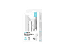 Techancy TC6403 Carregador de Carro Duplo USB 2.4A com Cabo Micro USB Branco-2