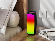 Fekete Techancy TH2632 Bluetooth hangszóró LED fénnyel