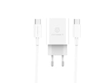 Fehér Techancy PD fali töltő USB-C kábellel