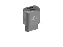 Fekete Techancy TA2790 fali töltő két USB-porttal