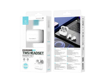 Fehér Techancy KP2713 TWS Bluetooth fülhallgató