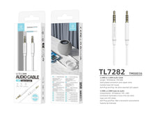 Fehér Techancy 3,5 mm-es audiokábel