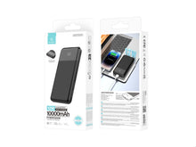 Fekete Techancy TF2785 power bank LED kijelzővel