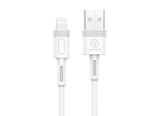 Fehér Techancy USB-A–Lightning kábel