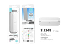 Ezüst Techancy TI2248 alumínium laptopállvány