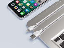Fehér Techancy USB-A–Lightning kábel