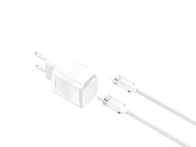 Fehér Techancy TA2816 USB-C gyorstöltő kábellel