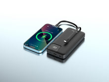 Fekete Techancy TF2783 powerbank digitális kijelzővel