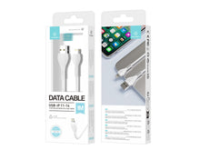 Fehér Techancy USB-A–Lightning kábel