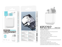 Fehér Techancy KP2707 TWS fülhallgató
