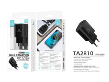 Fekete Techancy TA2810 USB-C gyorstöltő
