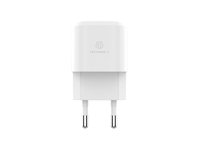 Fehér Techancy USB-C PD töltőadapter