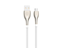 Szürke Techancy USB-A–Micro USB adatkábel
