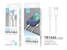 Fehér Techancy USB-C–Lightning kábel
