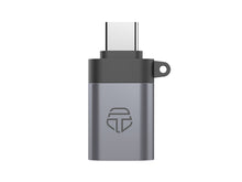Szürke Techancy USB-C–USB-A OTG adapter