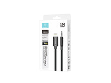 Techancy Cabo Audio Digital KQ2604 8-Pin para 3.5mm, 1M, Trancado, Compativel com Telemovel, Carro e Auscultadores, Preto-3