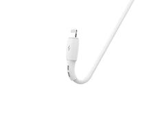 Techancy Cabo De Dados USB C to Lightning Branco TB1778, Carregamento Pd30W, 30cm Adequado Para Utilização Com Power Bank-1