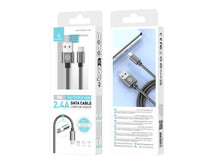 Szürke Techancy USB-C adatkábel 1 méteres kivitelben