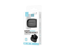 Fekete Techancy KP2715 Bluetooth TWS fülhallgató