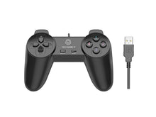 Fekete Techancy TX1701 vezetékes PC gamepad