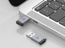 Szürke Techancy USB-A–USB-C OTG adapter