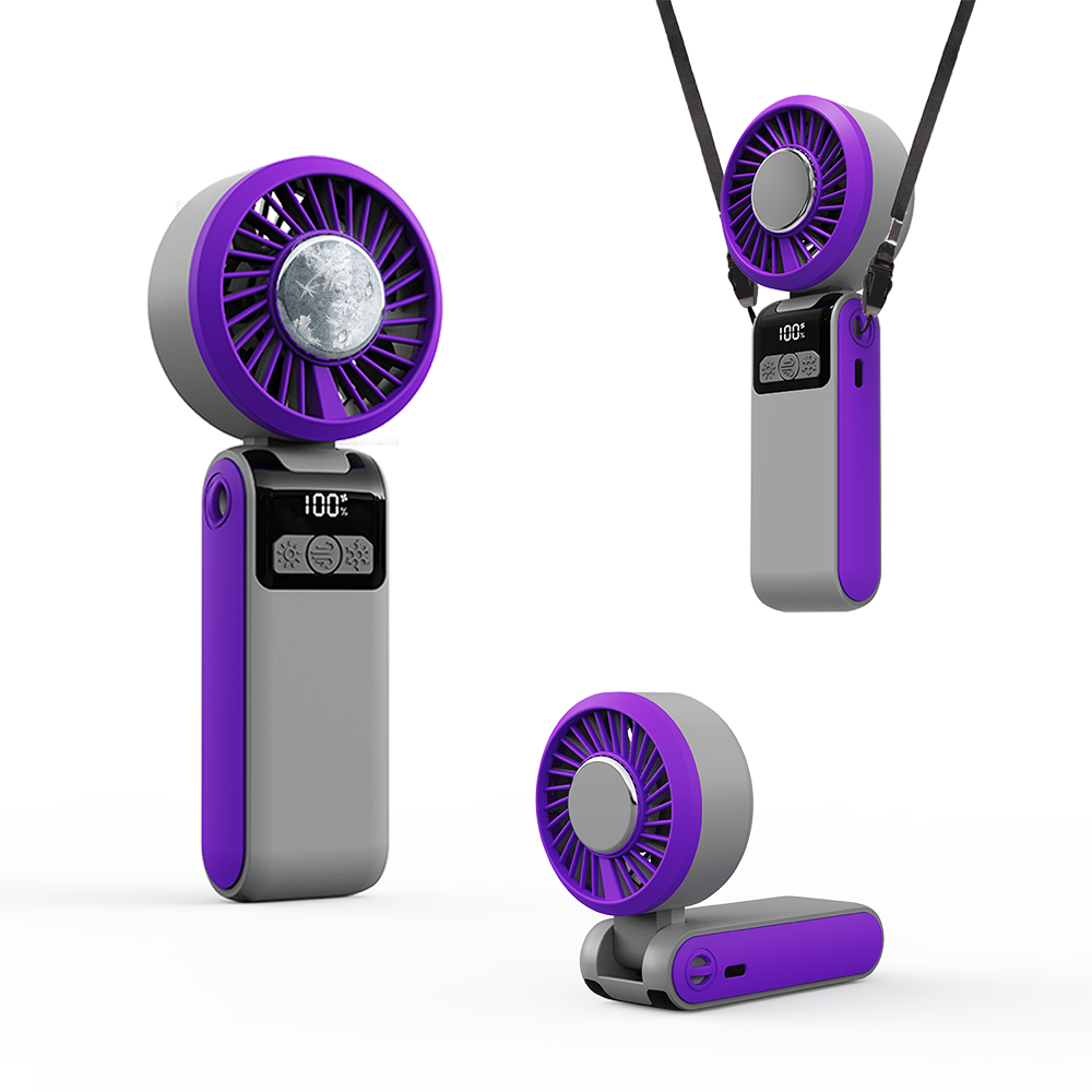 Lila Jabees FrostOne Fold összecsukható kézi ventilátor
