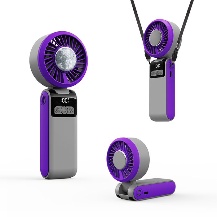 Lila Jabees FrostOne Fold összecsukható kézi ventilátor