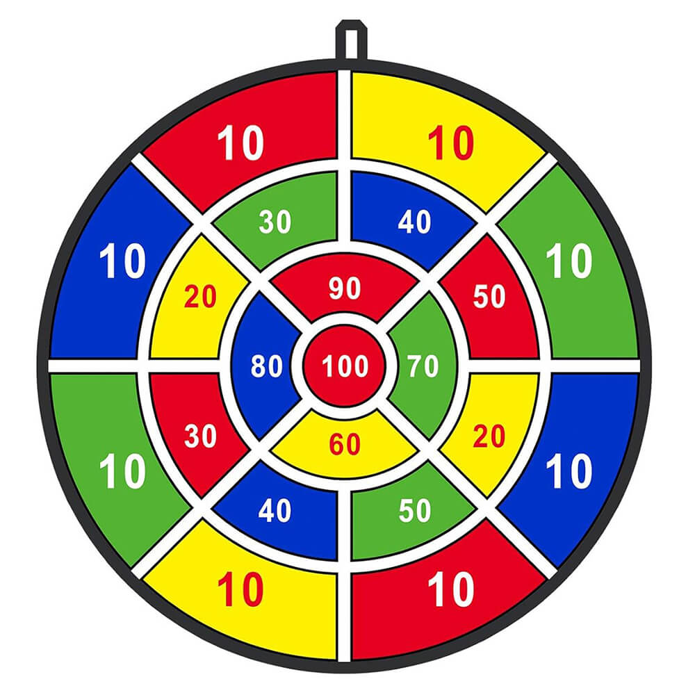 Játék darts tábla öntapadós labdákkal-0