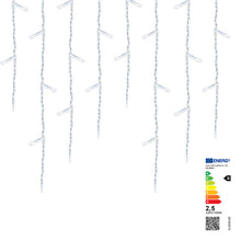 LED-es jégcsap fényfüggöny 2 méretben, hidegfehér-230 LED-del-0