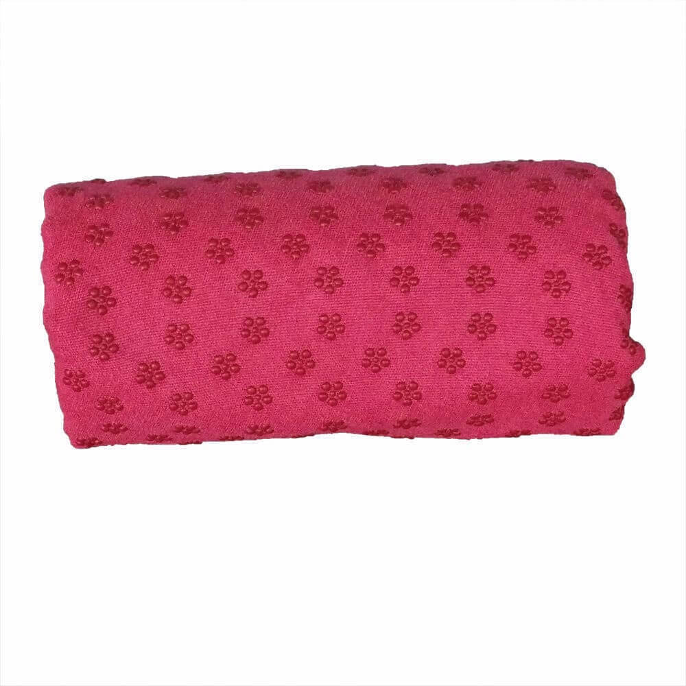 Csúszásgátlós jógatörölköző ajándék táskával-pink-0