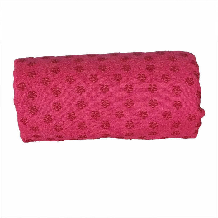 Csúszásgátlós jógatörölköző ajándék táskával-pink-0