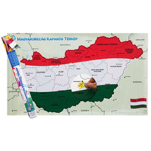 Magyarország kaparós térkép-3