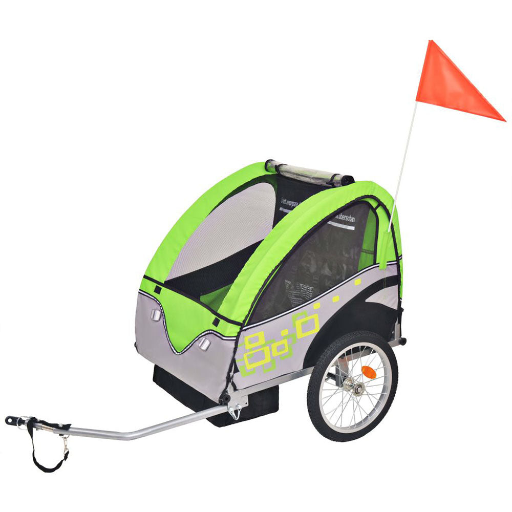 Gyermek kerékpár-utánfutó 30 kg teherbírással