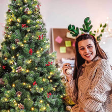 120 cm magas LED műfenyő meleg fehér fénnyel