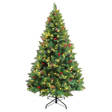 LED-es műfenyő több típusban, melegfehér-180 LED-es, 150 cm-1