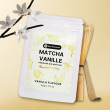 Vaníliás matcha kezdő szett bambusz kiegészítőkkel