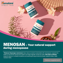 Himalaya Menosan menopause support tablets in a 60 tablet pack