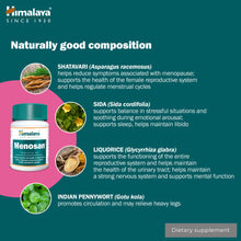 Himalaya Menosan menopause support tablets in a 60 tablet pack