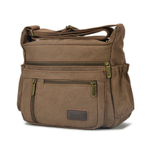 Khaki vászon sling táska