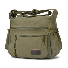 Khaki vászon sling táska