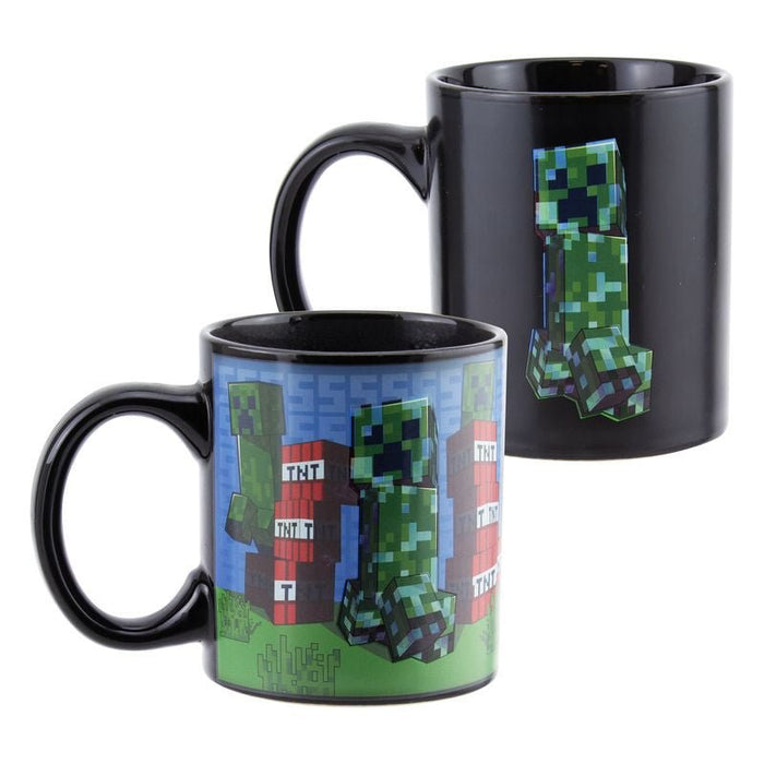 Minecraft Creeper hőre változó bögre - Zencloudshop.eu