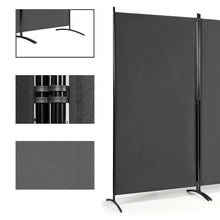 Mobil térelválasztó 260x180cm, szürke-2