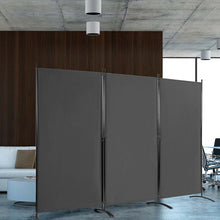 Mobil térelválasztó 260x180cm, szürke-4