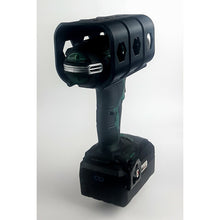 HEX-DOCK under-shelf holder for storing a cordless drill or screwdriver