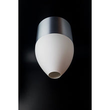 Nova Nebula Ivory pendant light with silver-grey and matte ivory finish