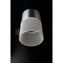 Loom Nebula Ivory silver-grey and white lattice pendant light