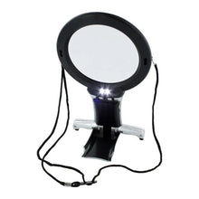 Nyakbaakasztható nagyító 2 LED-del, hidegfehér-0