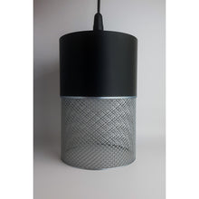Loom Onyx Nebula black and silver 3D printed pendant light