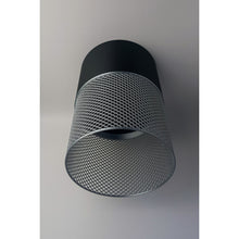 Loom Onyx Nebula black and silver 3D printed pendant light